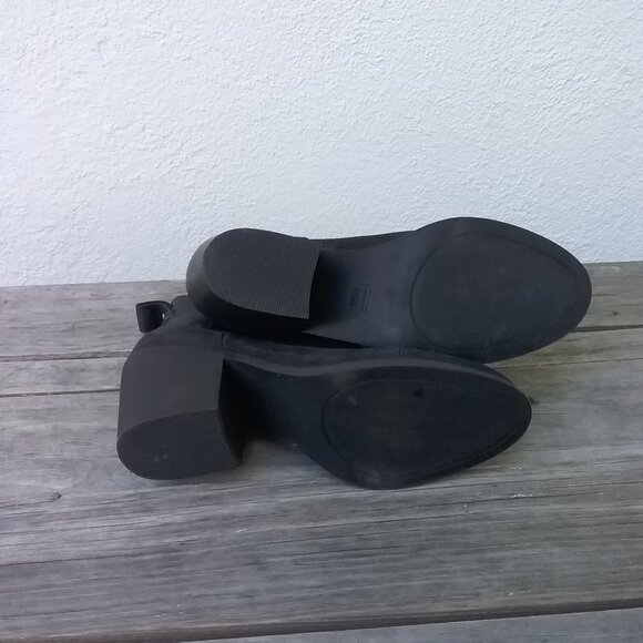 Toms Booties Women's Heeled "The Everly" heeled OrthoLite® insole Black Size 8 - Picture 6 of 12